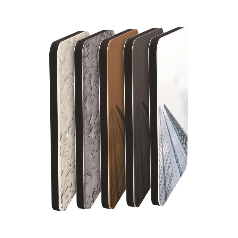 Spiegeloppervlak Water Wave Carbon Crystal Panel