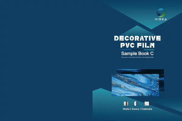  Hisea decoratieve PVC-film geselecteerd voorbeeldboek C