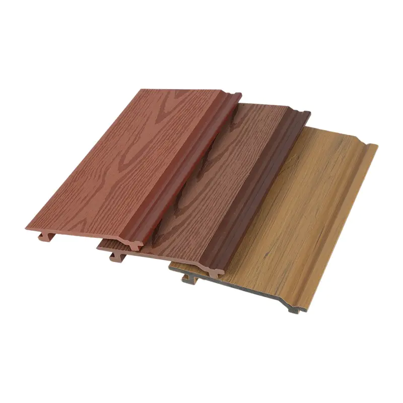 Duurzame Interlock WPC-wandpaneel Outdoor exterieur decoratieve bekleding